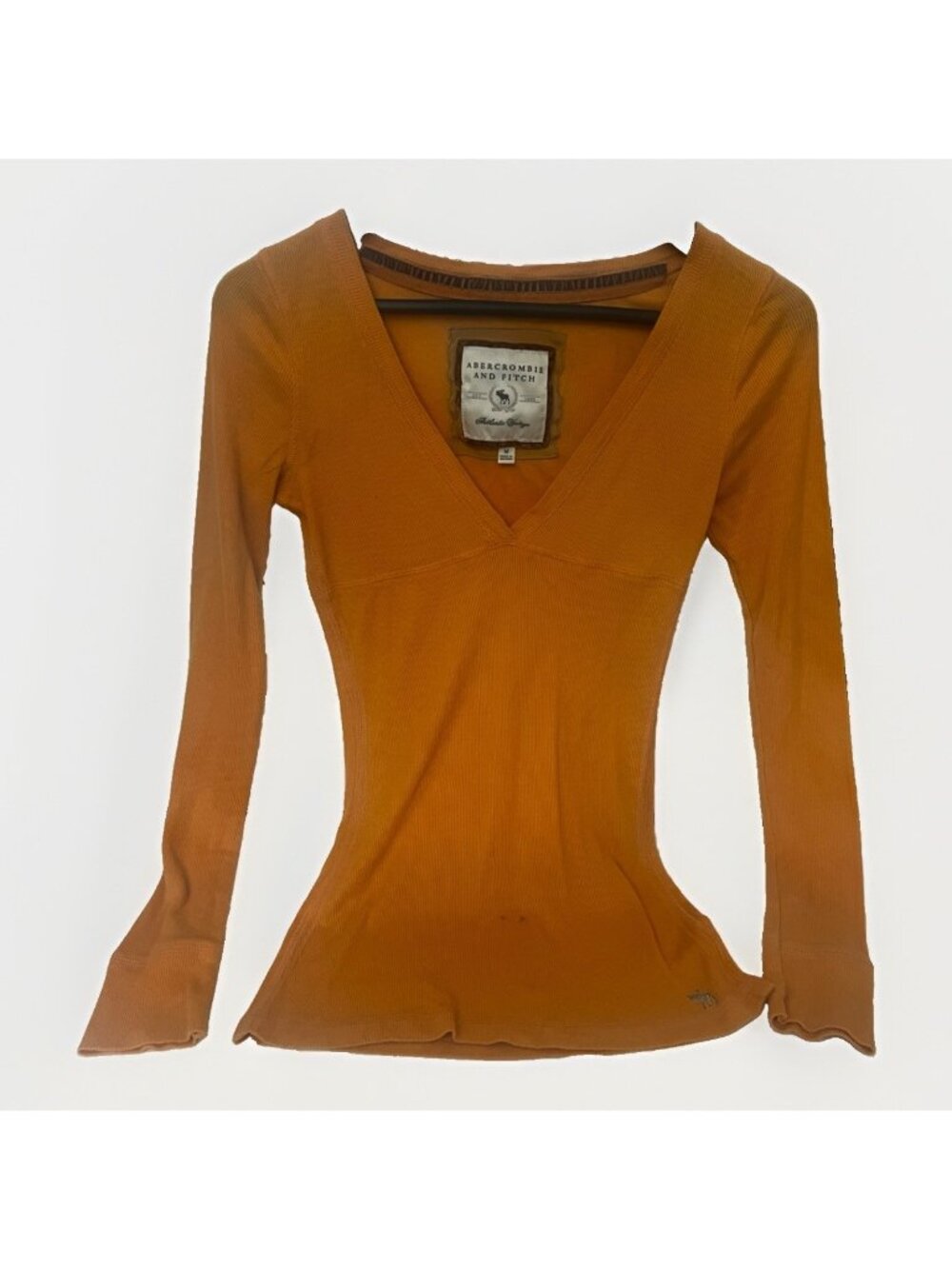 Vintage Y2K Abercrombie Fitch Bella Swan Top Sz M Long Sleeve V-Neck Whimsigoth